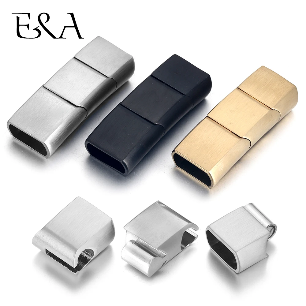 Jewelry Making Materials - Удлиненная застежка из нержавеющей стали, три