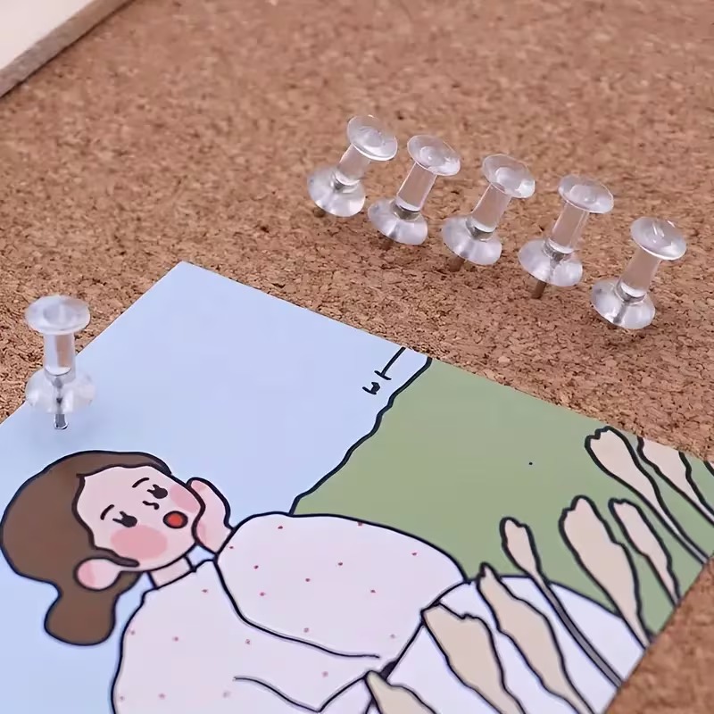 Head Pin Assorted - 50/100 шт. разноцветных кнопок-гвоздиков с пластиковой