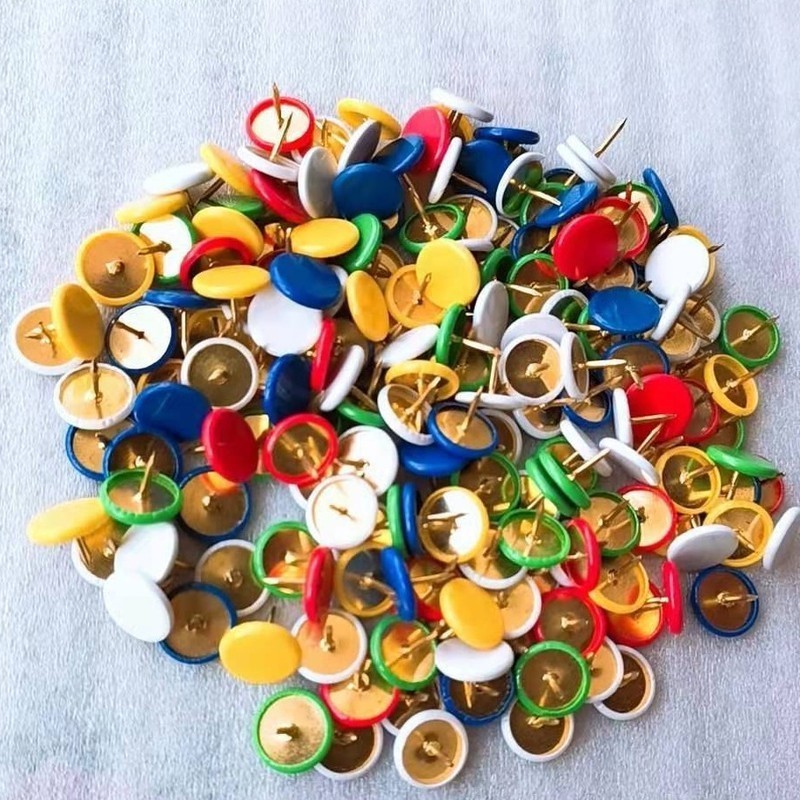 Head Pin Assorted - Набор круглых кнопок-гвоздиков разных цветов, 430