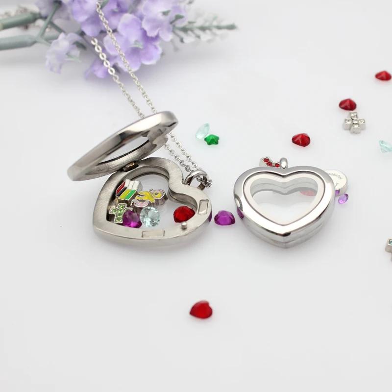 Jewelry Making Birthday Party - Подвеска-медальон в форме сердца 24 мм/30