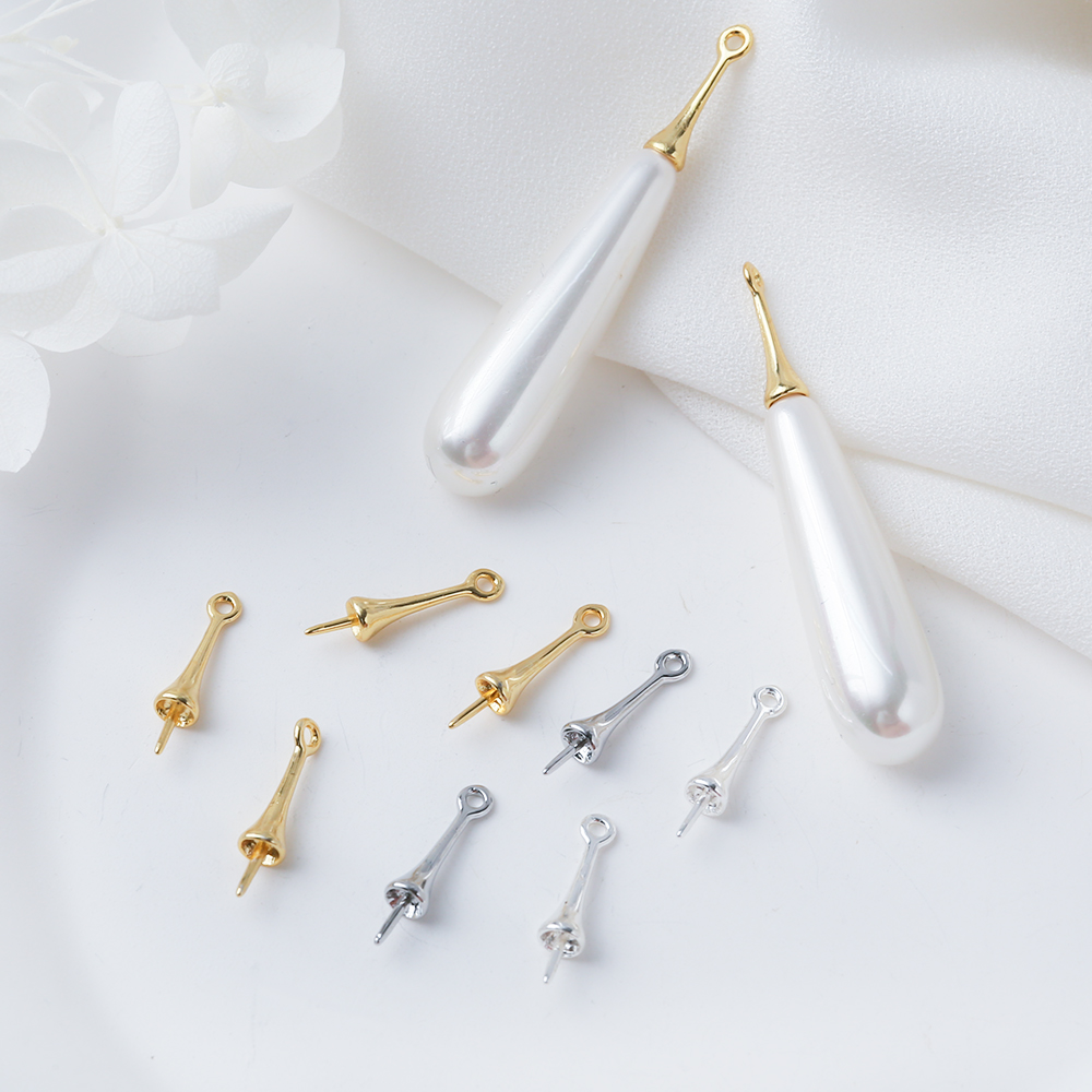 Jewelry Making Rivets - Жемчужные серьги в форме подставки под