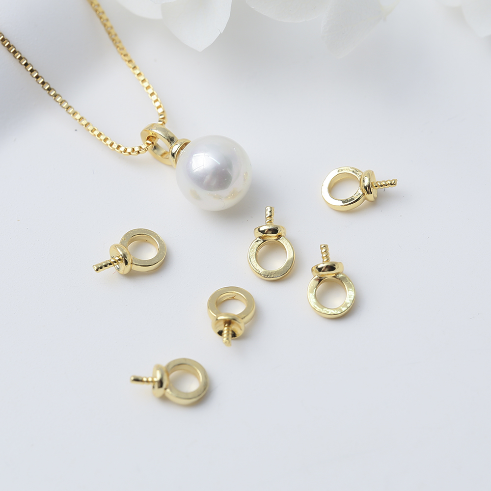 Jewelry Making Rivets - Латунные булавки для бусин с жемчугом,