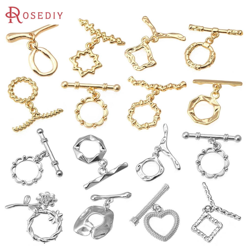 Jewelry Making Tools And Supplies - 6 комплектов 18-каратного золота, латунные круглые