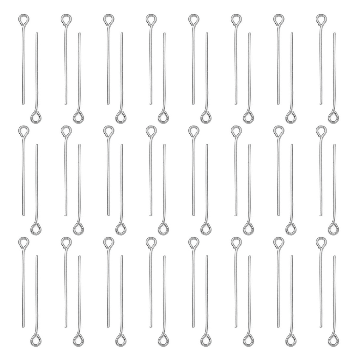 Jewelry Making Rivets - 100 шт./лот, штифты-кольца из нержавеющей стали,