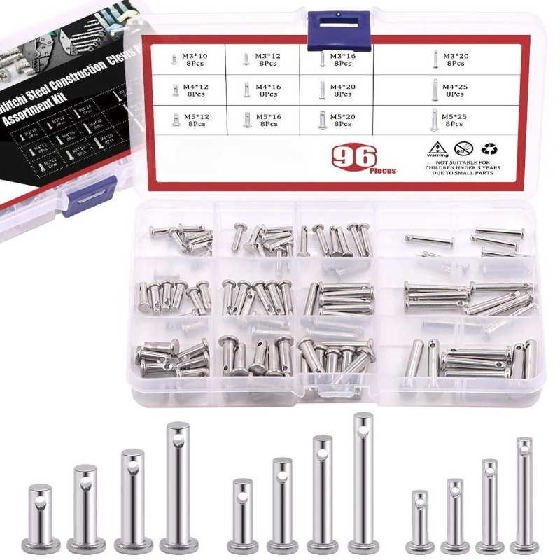 Head Pin Assorted - Набор цилиндрических штифтов с плоской головкой