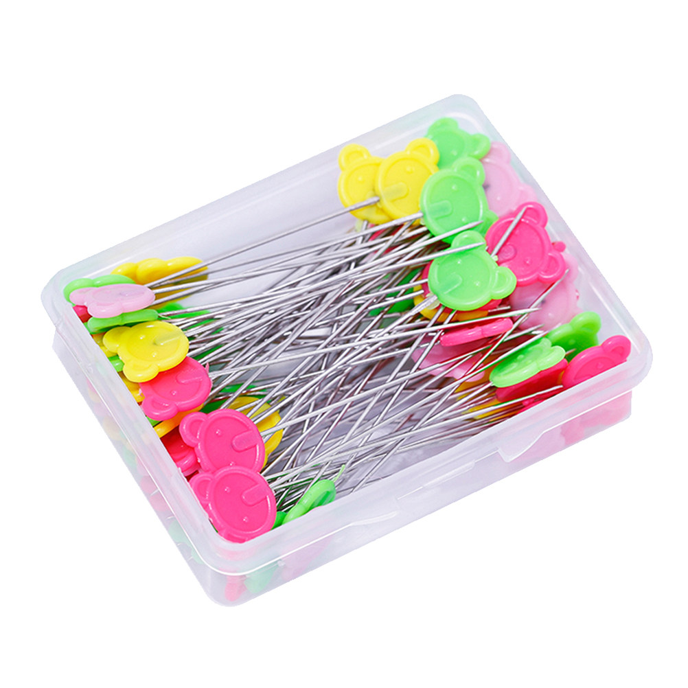 Head Pin Assorted - Набор из 50 плоских булавок с