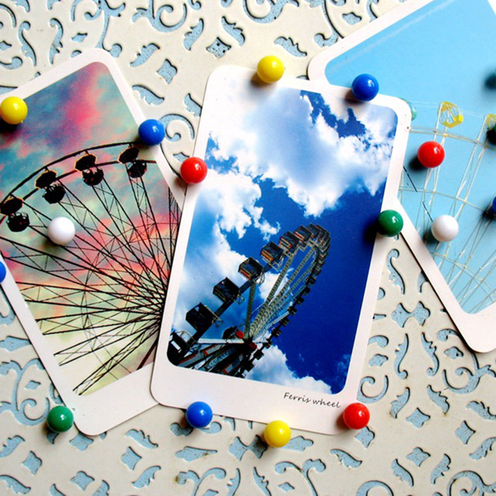 Head Pin Assorted - 500 шт. декоративных кнопок с круглой