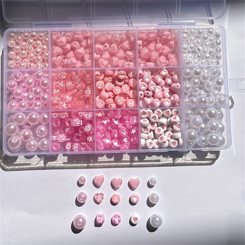 Коробка с розовым алфавитом из – обзор и цена Jewelry Making Diy Kit