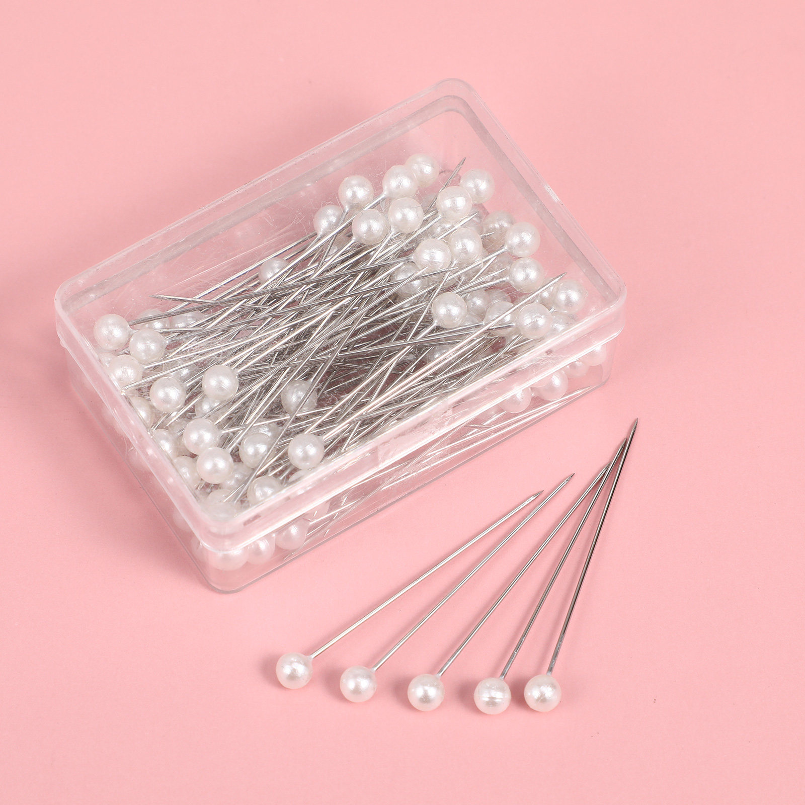 100 шт. жемчужных булавок с го – обзор и цена Head Pin Assorted