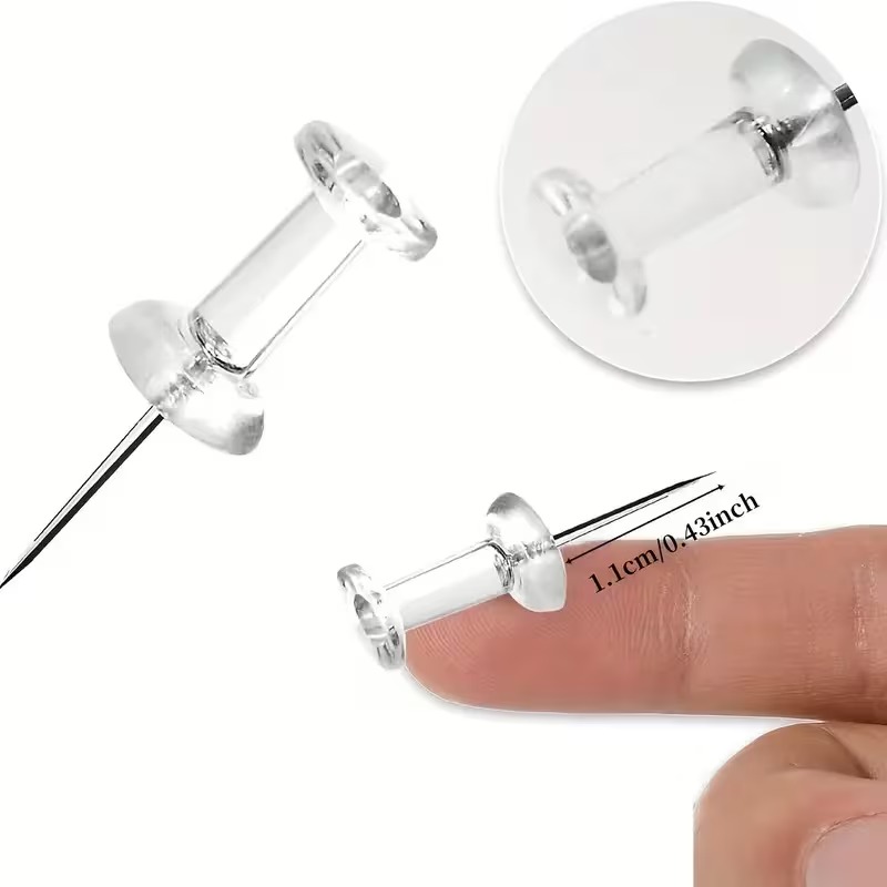 50/100 шт. разноцветных кнопок – обзор и цена Head Pin Assorted