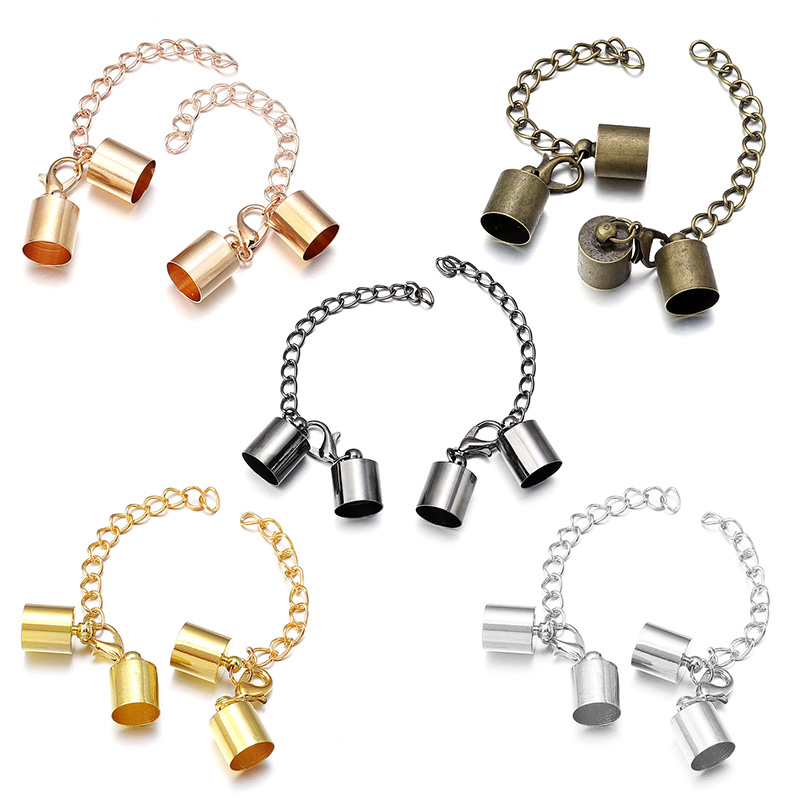 10 комплектов кожаных торцевых – обзор и цена Jewelry Making Materials