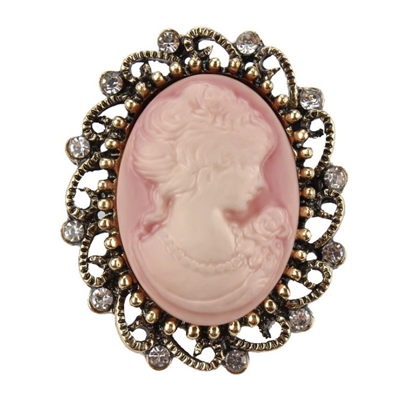 Женская Винтажная брошь в виде – обзор и цена Head Pin Assorted