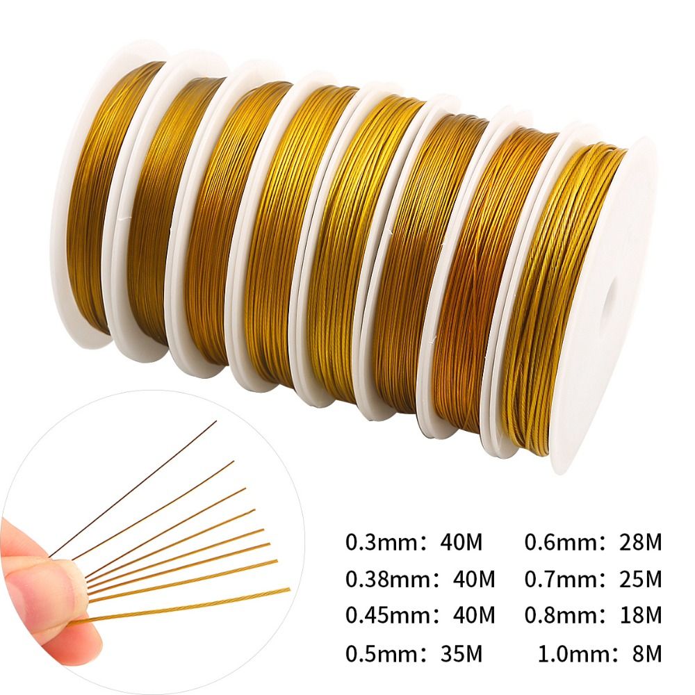 Новая стальная золотая серебря – обзор и цена Jewelry Making Gold Wire