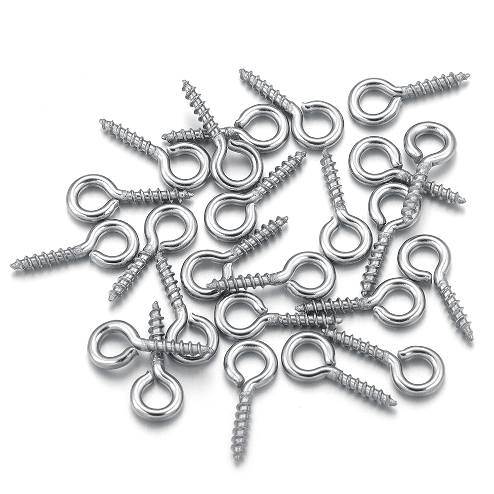 100 шт. / партия нержавеющей с – обзор и цена Jewelry Making Tools And Supplies