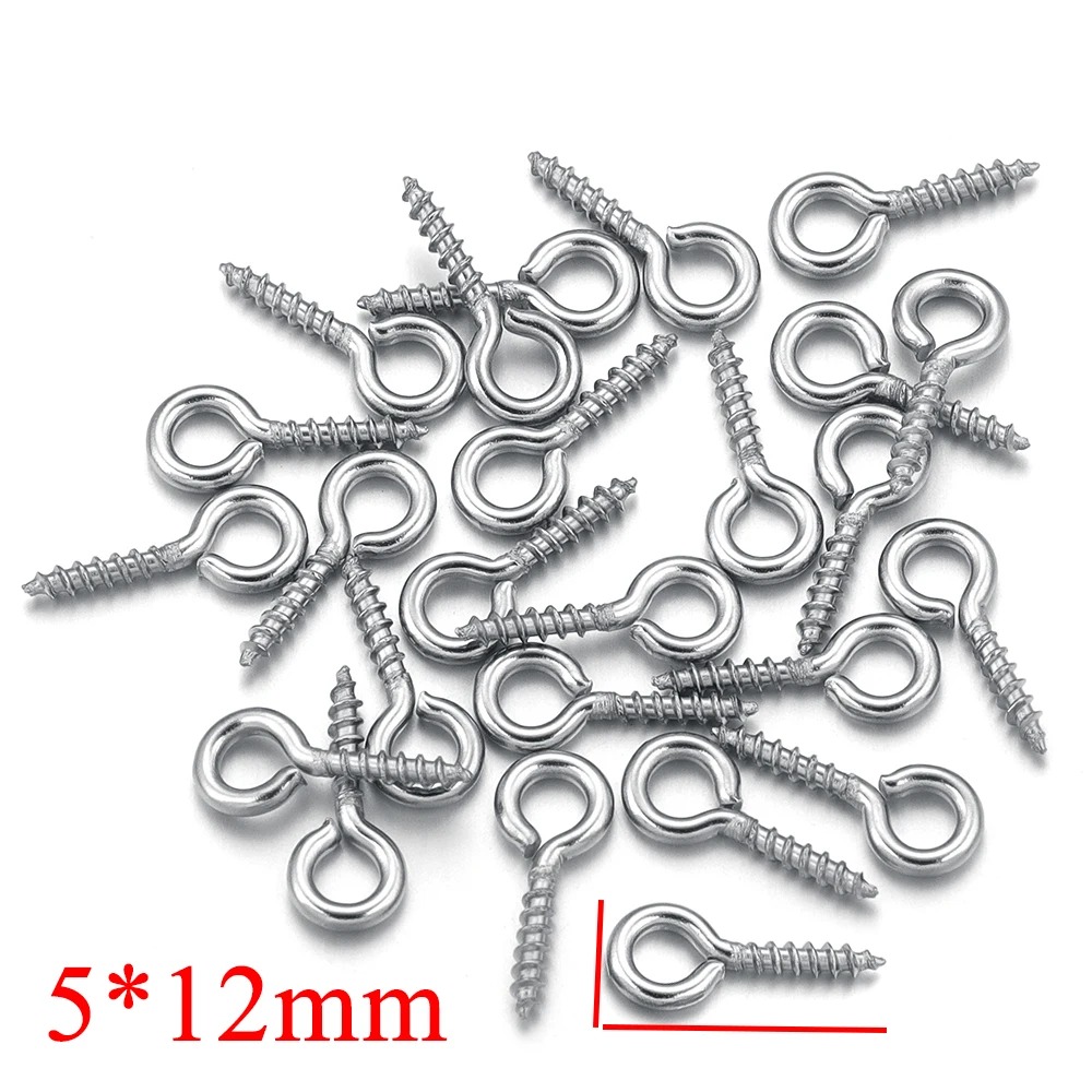 100 шт. / партия нержавеющей с – обзор и цена Jewelry Making Tools And Supplies