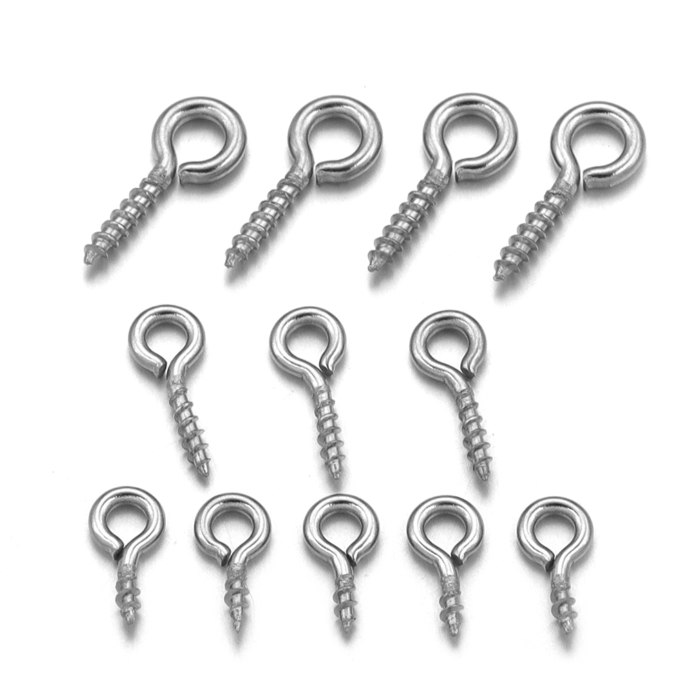 100 шт. / партия нержавеющей с – обзор и цена Jewelry Making Tools And Supplies