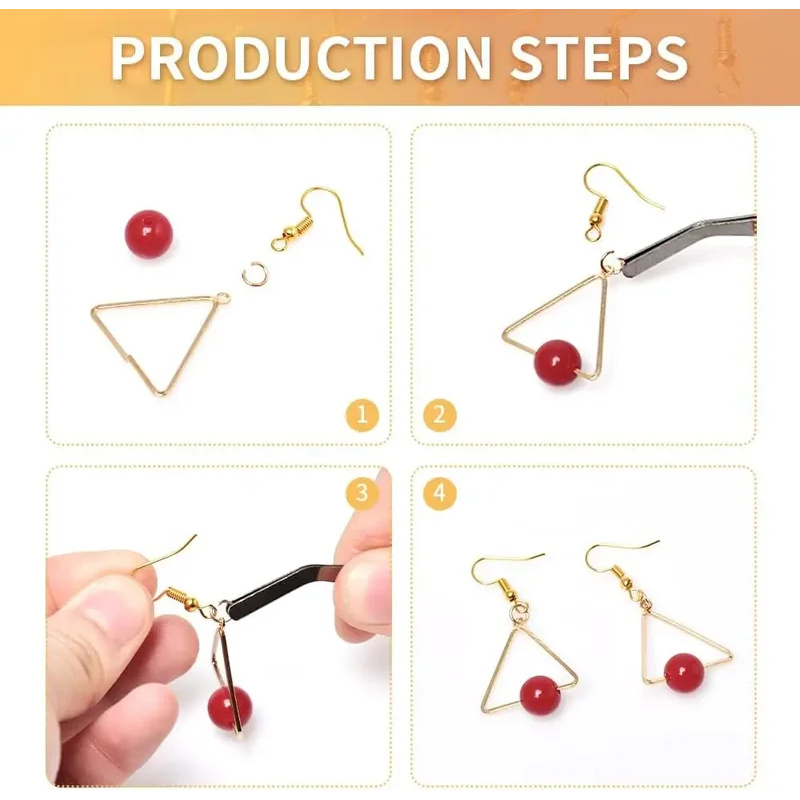 100/500 шт., фурнитура для сер – обзор и цена Jewelry Making Materials
